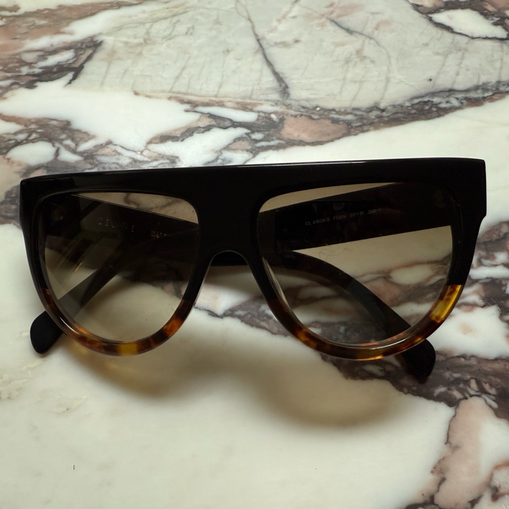 Celine Black and Tortoise Sunglasses, CL 41026/S